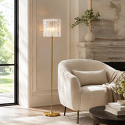 Three-Light Glass Floor Lamp 62