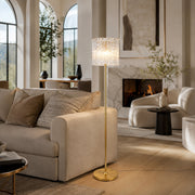 Three-Light Glass Floor Lamp 62