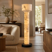 Colonna Ribbed Column Floor Lamp by Dalmivik, product or room detail view
