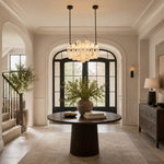 Compact Petal Marble Chandelier 27.6