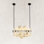 Compact Petal Marble Chandelier 27.6