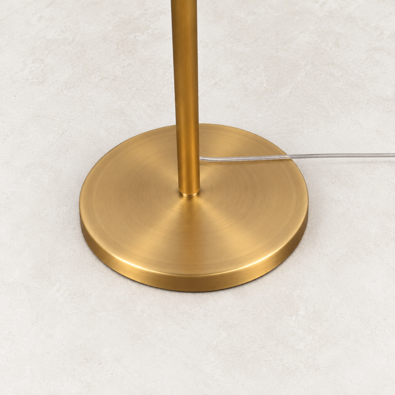 crystal floor lamp component detail