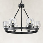 Cup-Shade Ring Chandelier