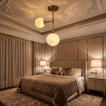 Duo Orb Ceiling Alabaster by Dalmivik, product or room detail view