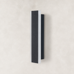 Complete slim linear outdoor wall fixture, unlit