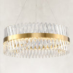 Pointed Prism Ring Chandelier