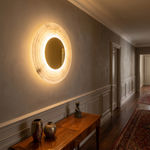 Swirl Disc Wall Alabaster by Dalmivik, product or room detail view