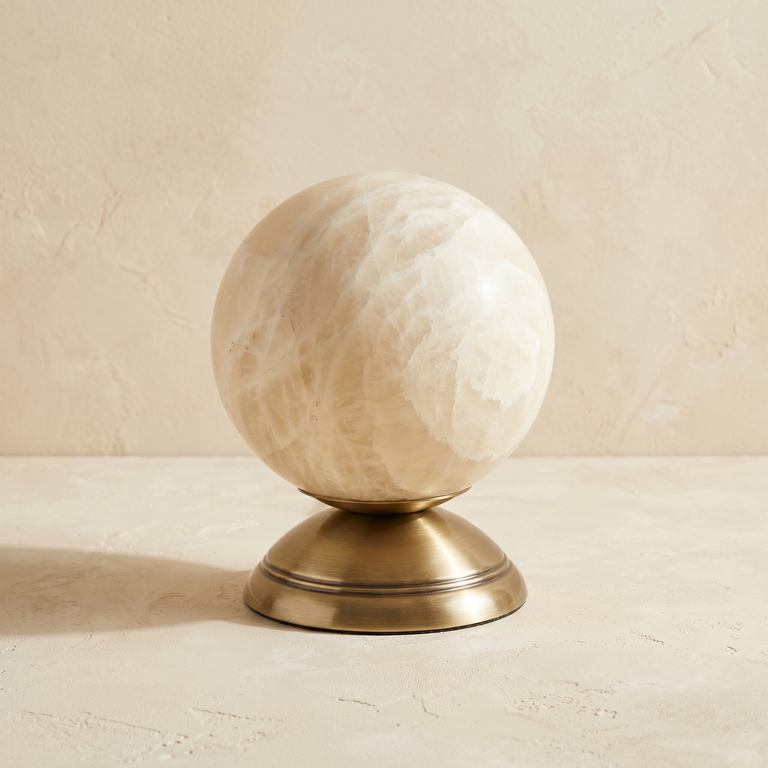 Traditional Orb Table Alabaster by Dalmivik, product or room detail view