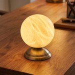 Traditional Orb Table Alabaster by Dalmivik, product or room detail view