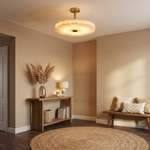 Wood Disc Ceiling (extra sizes) Alabaster by Dalmivik, product or room detail view