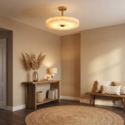 Wood Disc Ceiling (extra sizes) Alabaster by Dalmivik, product or room detail view