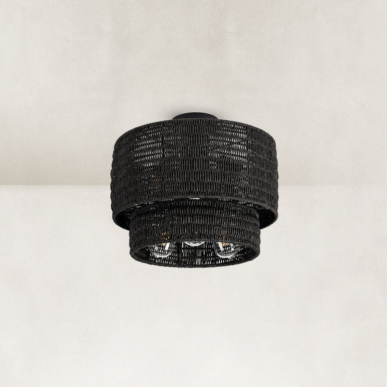 Black fixture underside and unlit lamp region.