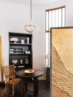 Elegant Alabaster Chandelier with Integrated LED Premium by Dalmivik, product or room detail view
