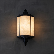 Isla Modern Outdoor Wall Lamp by Dalmivik, complete fixture view