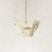 Product detail of Faceted Ivory Marble Pendant against a neutral background