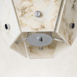 Product detail of Faceted Ivory Marble Pendant against a neutral background