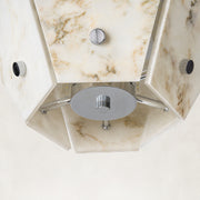 Product detail of Faceted Ivory Marble Pendant against a neutral background