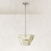 Product detail of Faceted Ivory Marble Pendant against a neutral background
