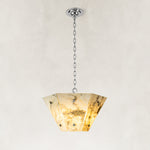Faceted Ivory Marble Pendant shown against a neutral background