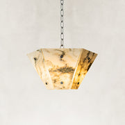 Product detail of Faceted Ivory Marble Pendant against a neutral background