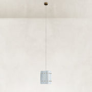 Product detail of Fine Vein Twelve-Panel Marble Lantern Pendant against a neutral background