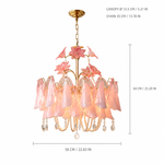 Florienne Floral Glass Chandelier