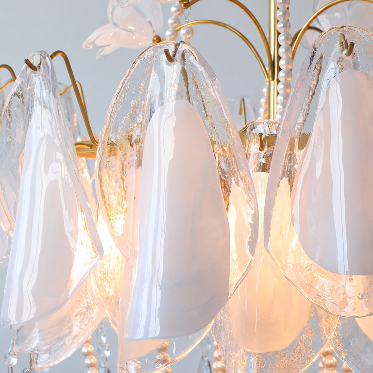 Florienne Floral Glass Chandelier