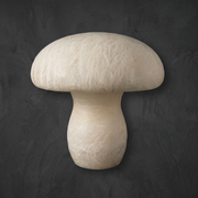 Katya Mushroom Modern Alabaster Table Lamp by Dalmivik, complete fixture view