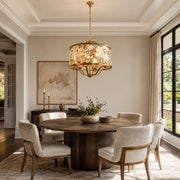 Gilded Cage Marble Chandelier 23.6