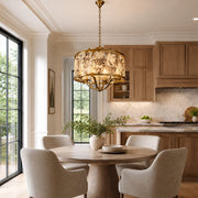Gilded Cage Marble Chandelier 23.6