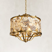 Product detail of Gilded Cage Marble Chandelier 23.6