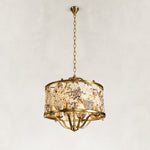 Gilded Cage Marble Chandelier 23.6