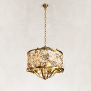 Gilded Cage Marble Chandelier 23.6