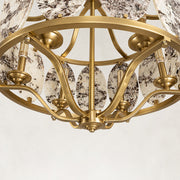 Product detail of Gilded Cage Marble Chandelier 23.6