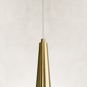 Product detail of Gilded Marble Disc Pendant against a neutral background