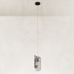Product detail of Graphic Four-Panel Marble Pendant against a neutral background