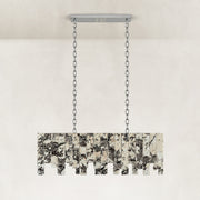 Product detail of Graphic Mosaic Marble Island Chandelier 47.2