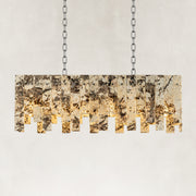 Product detail of Graphic Mosaic Marble Island Chandelier 47.2