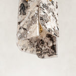 Product detail of Graphic Vein Four-Panel Marble Pendant against a neutral background