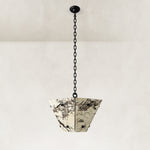 Product detail of Graphic Vein Marble Pendant against a neutral background