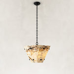 Graphic Vein Marble Pendant shown against a neutral background