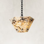 Product detail of Graphic Vein Marble Pendant against a neutral background