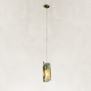 Green Four-Panel Marble Pendant shown against a neutral background
