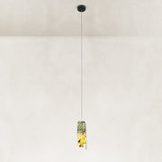 Green Layered Four-Panel Marble Pendant shown in full against a neutral background