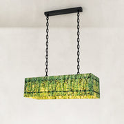 Green Marble Island Pendant shown in full against a neutral background