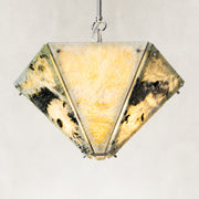 Product detail of Inverted Pyramid Marble Pendant against a neutral background