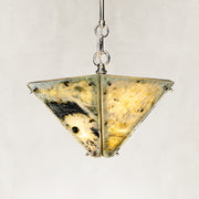 Product detail of Inverted Pyramid Marble Pendant against a neutral background