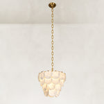 Layered Marble Disc Pendant shown in full against a neutral background