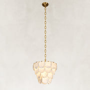 Layered Marble Disc Pendant shown against a neutral background