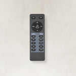 Control accessory shown beside the low-profile flush mount